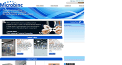 Desktop Screenshot of microbinc.com